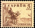 Spain 1948 Cid 5 CTS Brown Edifil 1044